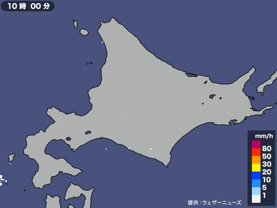 函館 天気 雨雲 レーダー